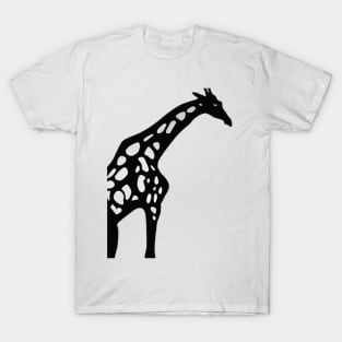 Girrafe Shadow Silhouette Anime Style Collection No. 158 T-Shirt